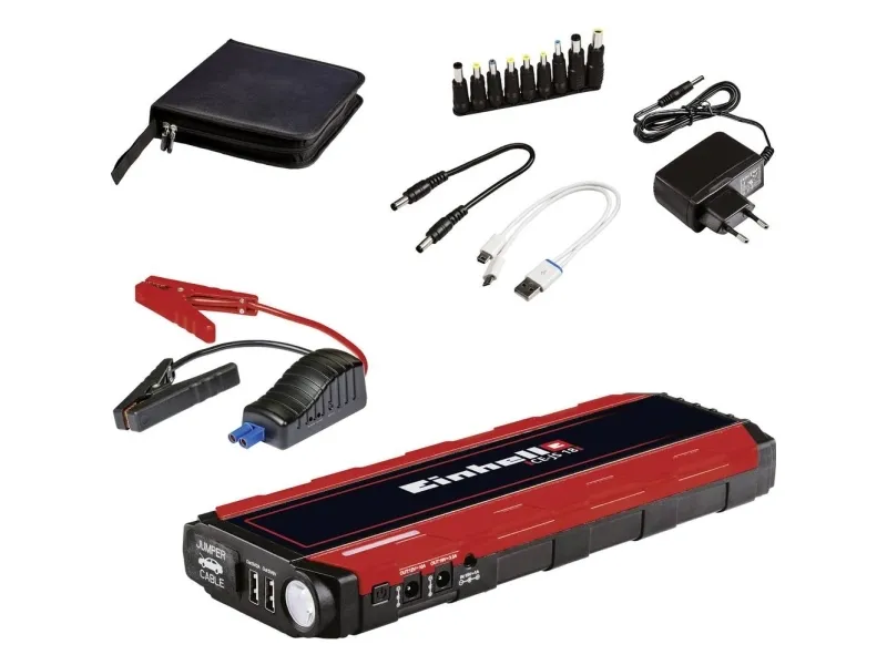 Einhell CE-JS 18, 18000 mAh, Lithium polymer (LiPo), Sort, Rød