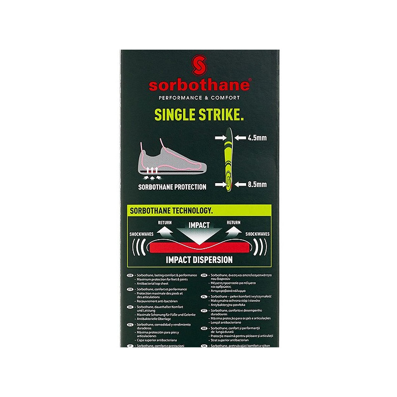 Semelles Sorbothane Single Strike