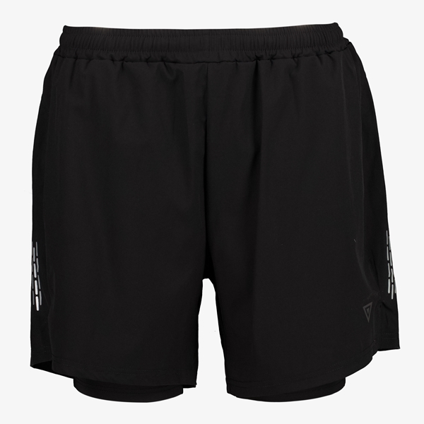 Osaga heren hardloopshort zwart