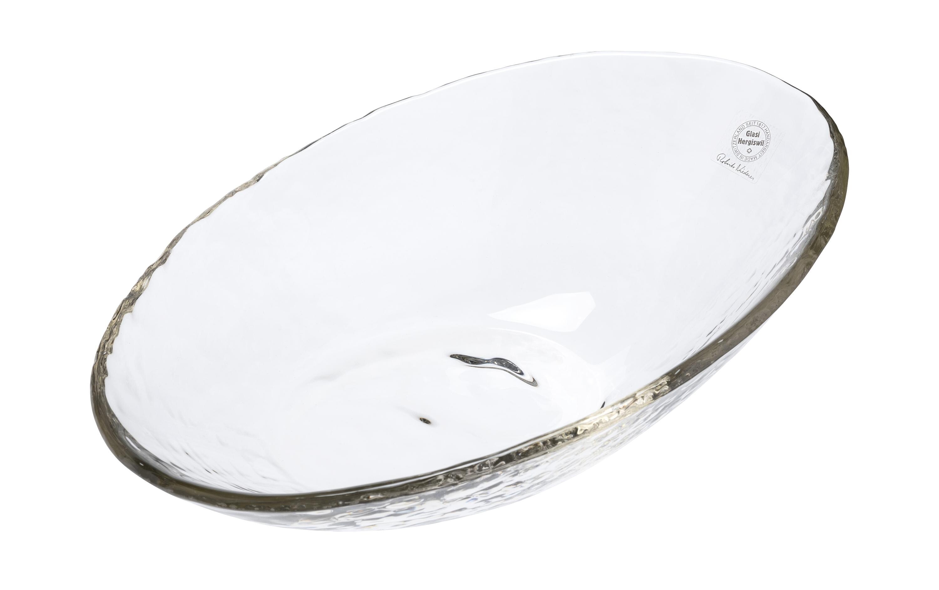 Schale Battello 30 cm, 1 Stück, TransparentSchale mit vielseitigen Einsatzmöglichkeiten