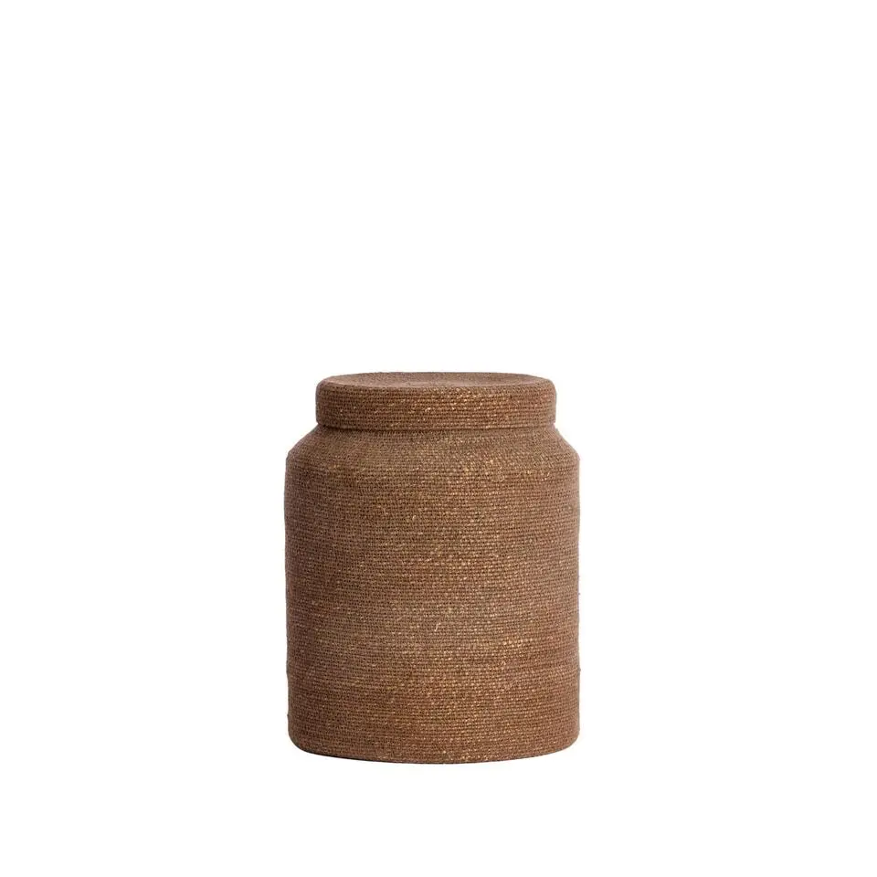 Mand Betania - Donkerbruin - Ø33cm - Set van 2