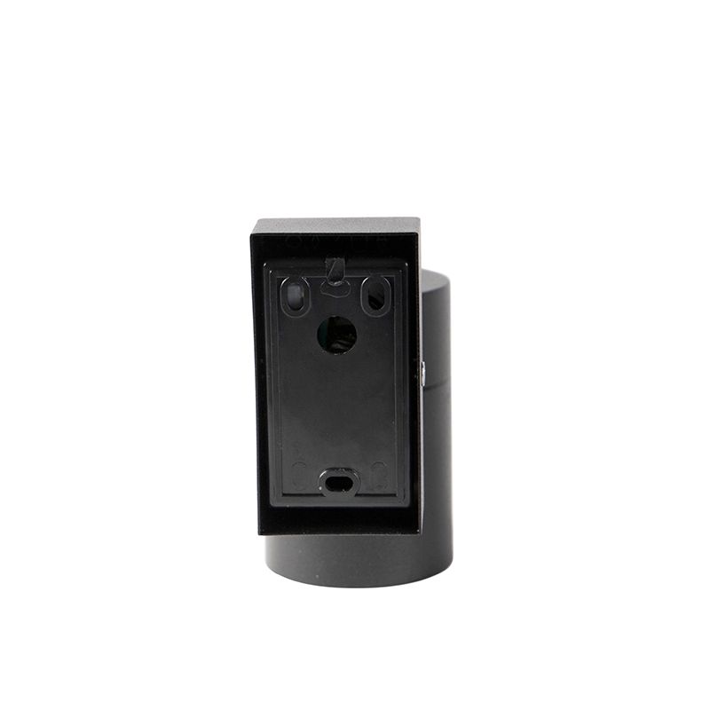 Buiten wandlamp zwart RVS GU10 50mm IP44 - Solo