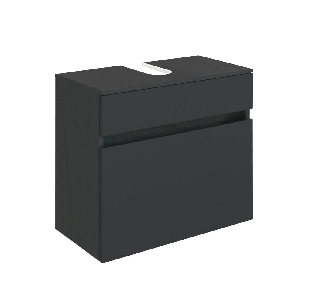 Waschbeckenunterschrank BAABE 60 x 55 cm Graphit matt
