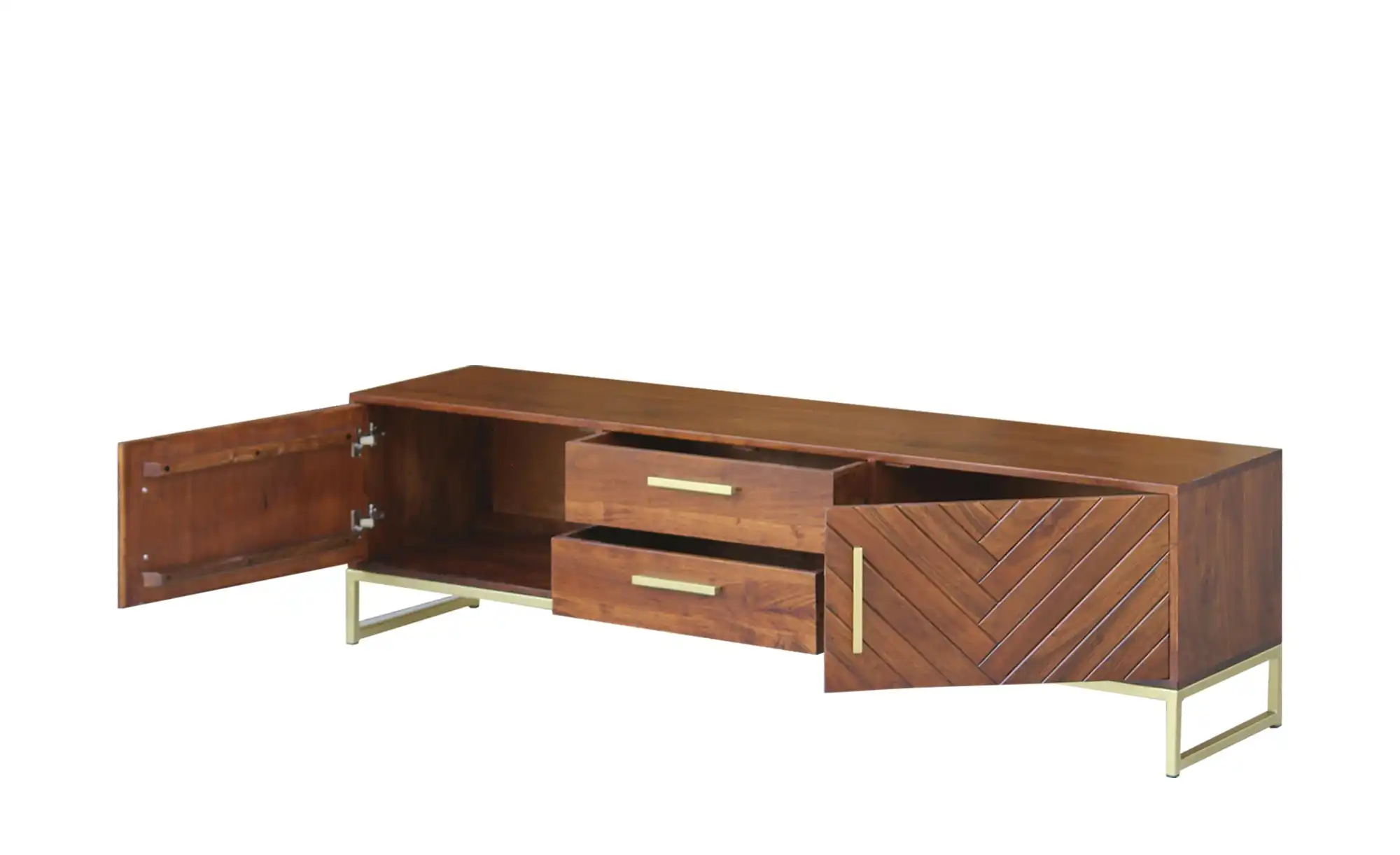TV-Board aus Massivholz Calatria