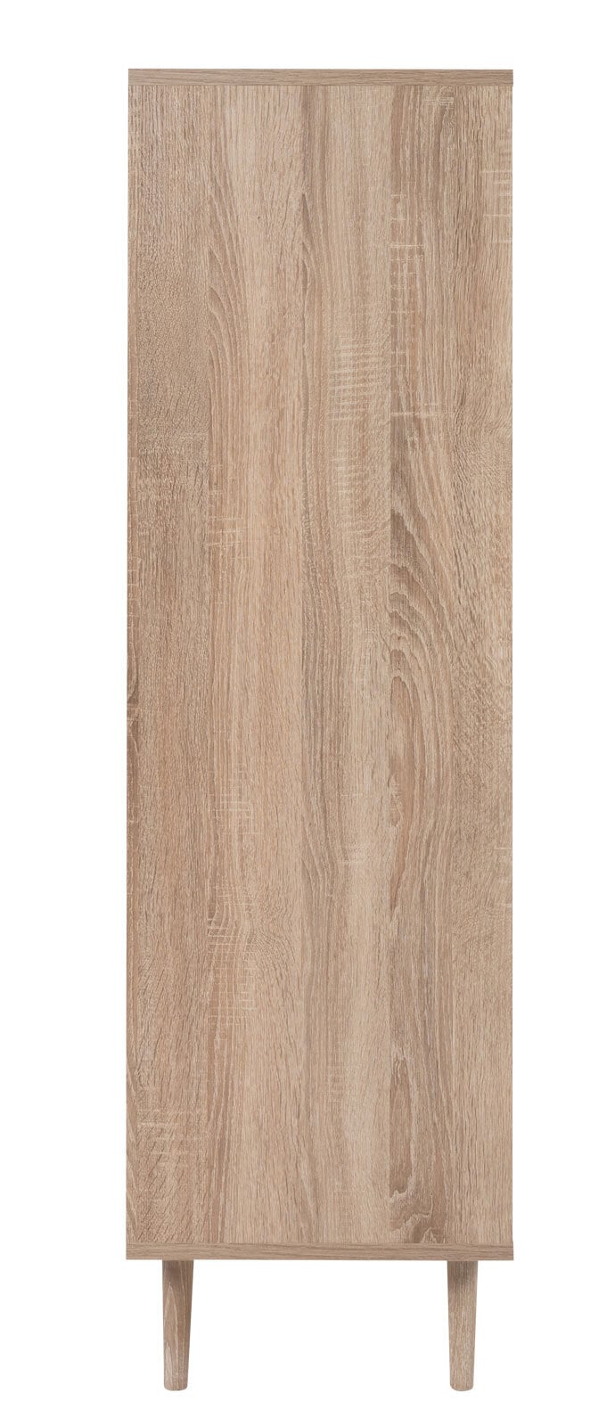 Highboard BALI 101,4 x 139 cm Sonoma Eiche/ Rafia Geflecht