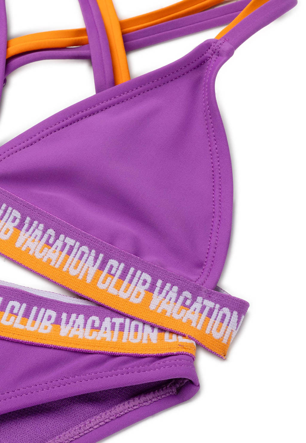 triangel bikini Luna paars/oranje