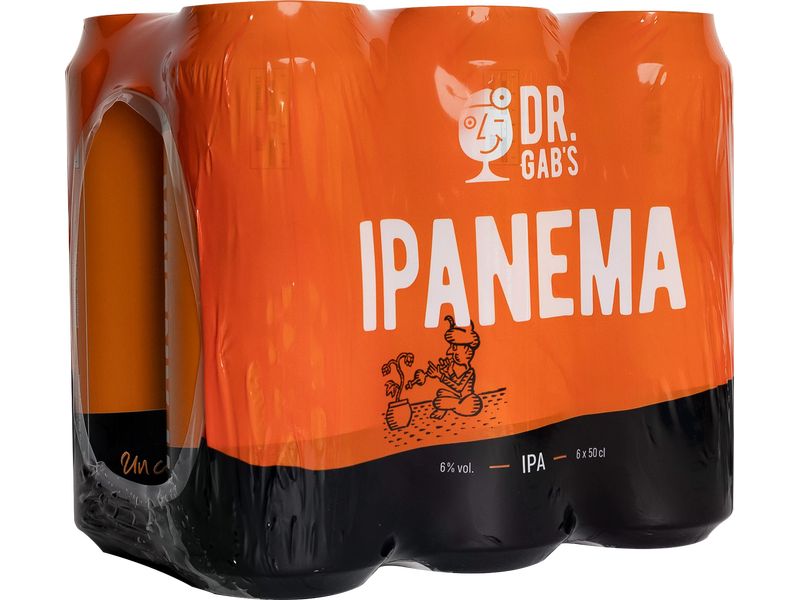 Docteur Gab's Bier Ipanema IPA 6 x 0.5 l Fruchtig-bitteres India Pale Ale aus der Schweiz