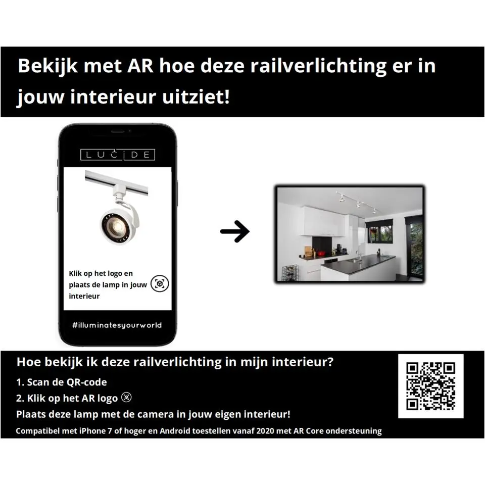 Lucide TRACK Railverlichting - Wit