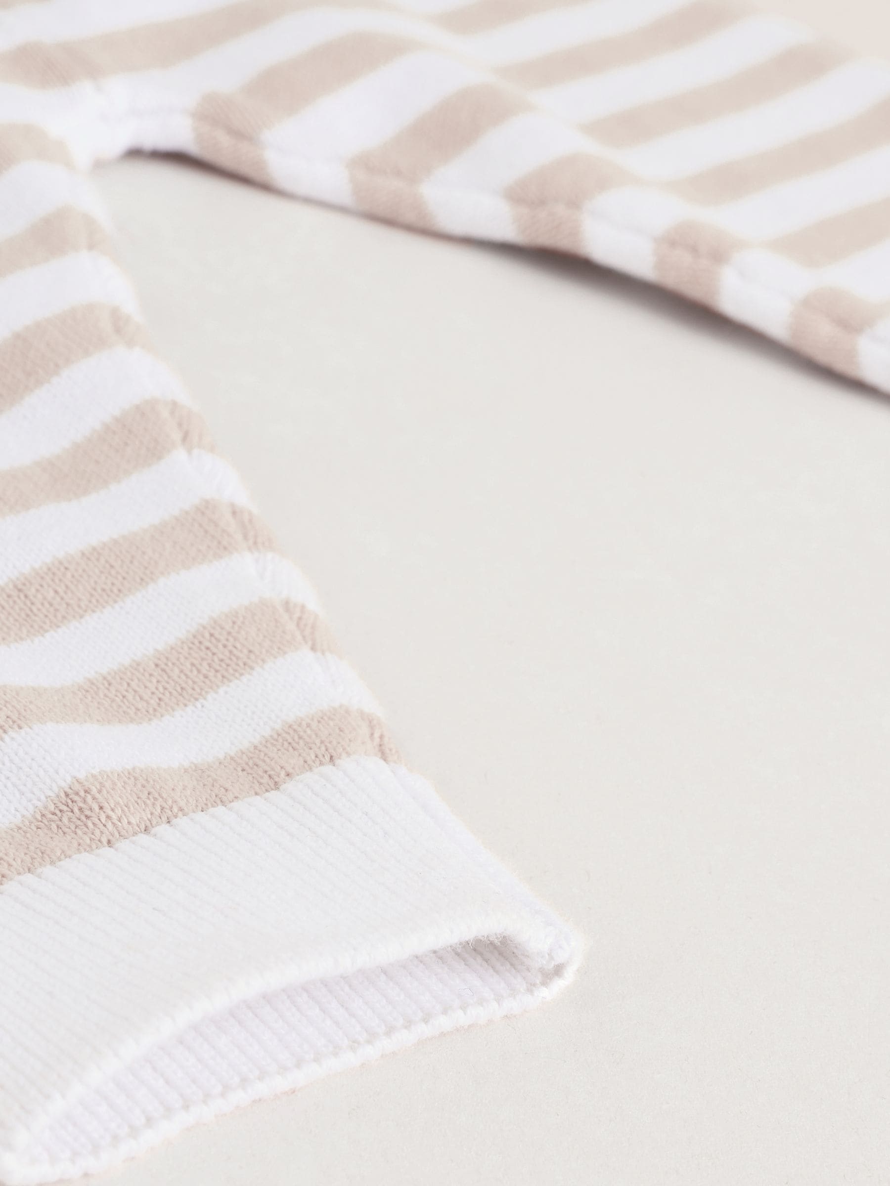 Naturel met strepen - Gebreide top- en leggingset (0 mnd - 2 jr)