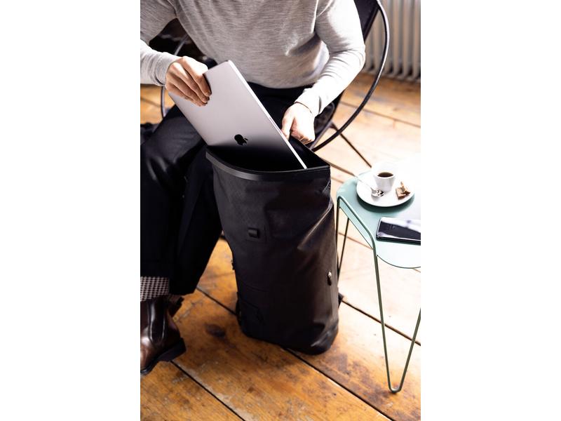 Ortlieb Duffle Bag Daypack Metrosphere 21 l, Black embossed Daypack für den Traveller