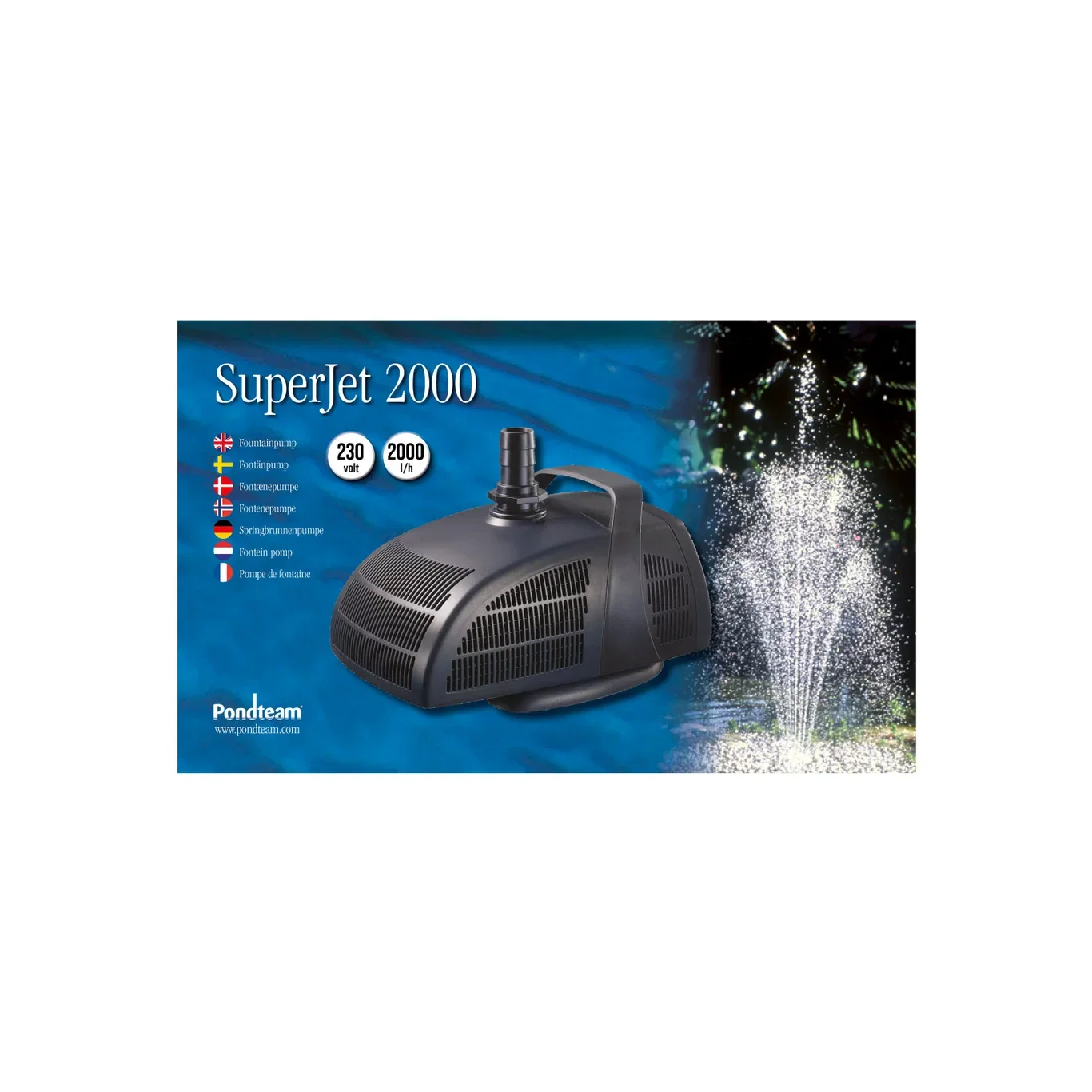 Pondteam Fontenepumpe Superjet 2000