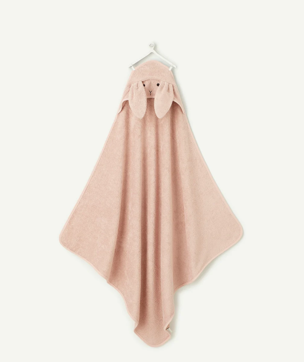 LIEWOODCAPE DE BAIN ENFANT EN COTON BIOLOGIQUE AUGUSTA LAPIN ROSE