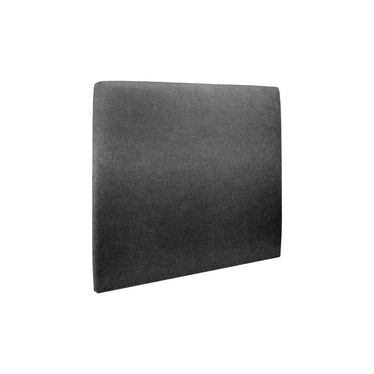 Lit Sommeil de plomb 135x190cm - Tête tapissier Gris anthracite