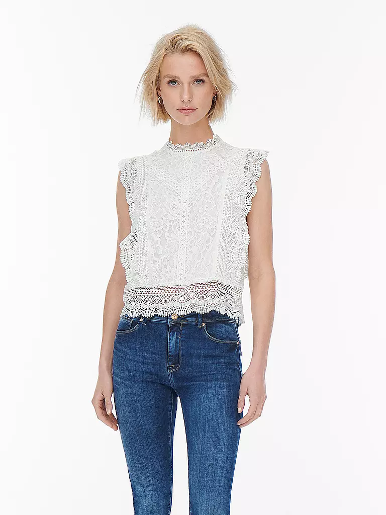 ONLY Top ONLKARO  weiss