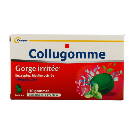 Collugomme gommes gorge irritée - Aux huiles essentielles et propolis