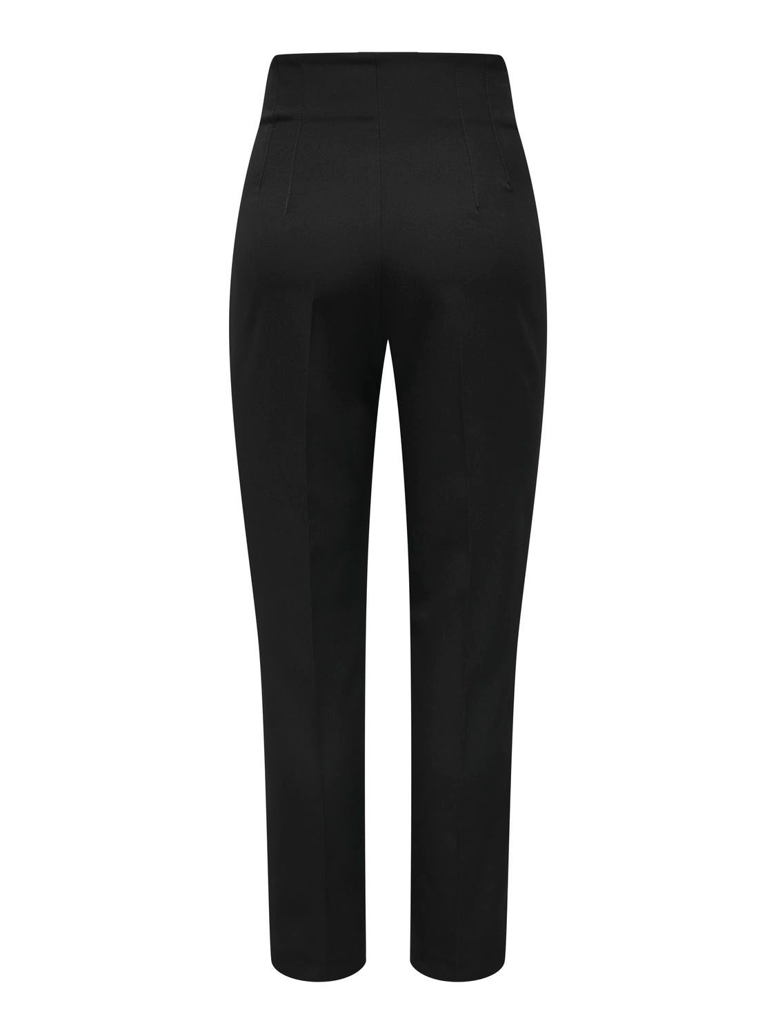 JDYSIENNA Hohe Taille Normal geschnitten Hose Black