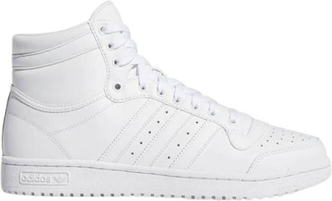 Adidas Originals Top Ten High Top Sneakers Sport Casual Schoenen Leer Wit FV6131