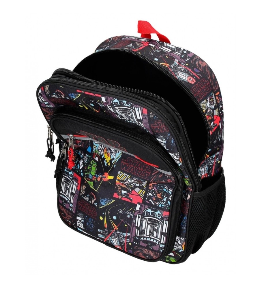 Joumma Bags Mochila Star Wars Galactic Team Dos compartimentos con carro negro