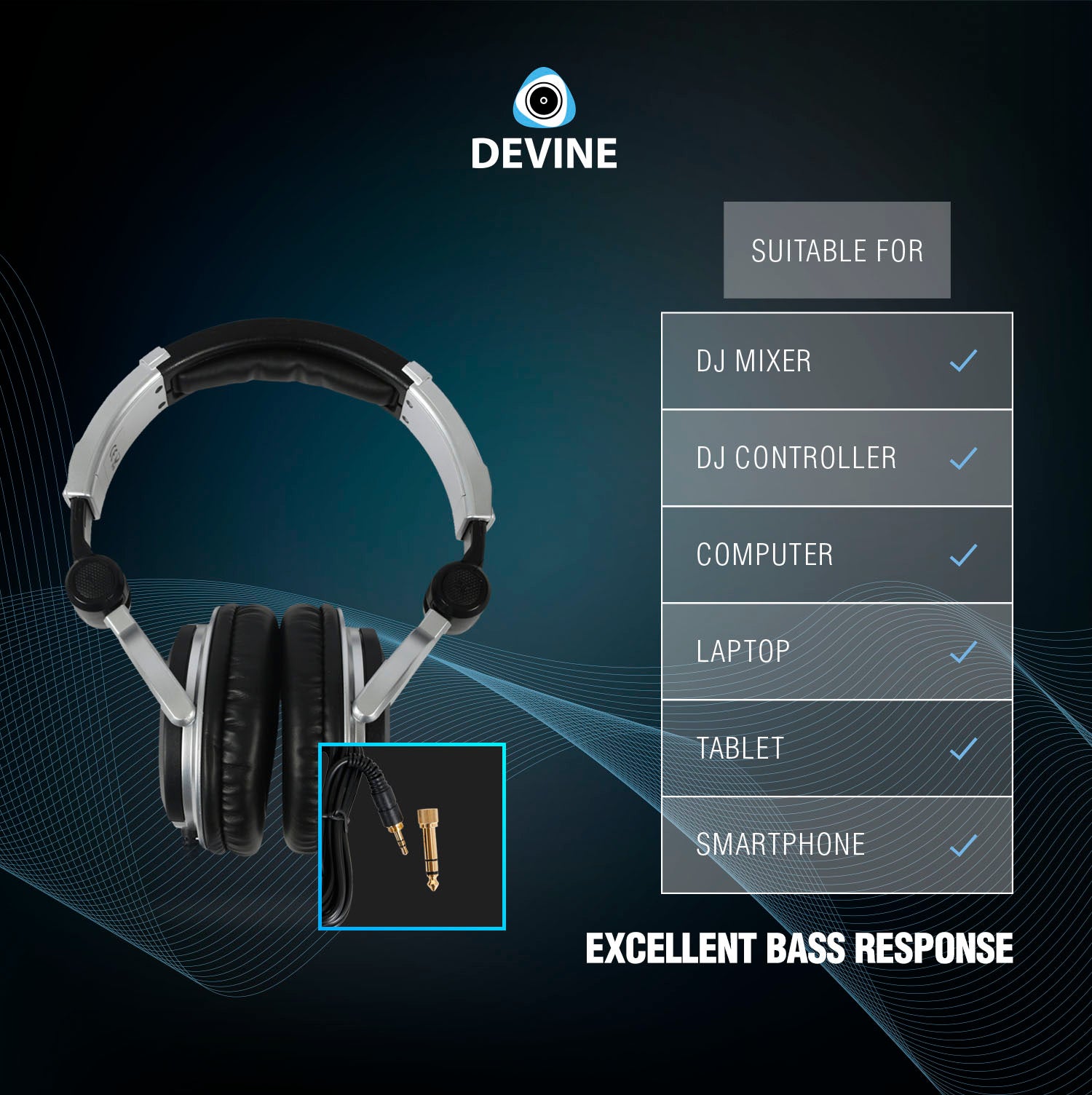 Devine PRO 800 DJ-hoofdtelefoon