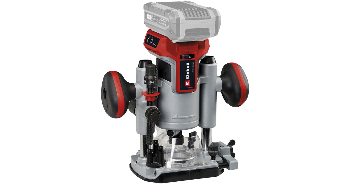 EINHELLAccu boven-/kantenfreesTP-RO 18 Set Li BL bovenfrees  (Rood, Incl. Accessoire set, Accu en oplader niet inbegrepen)