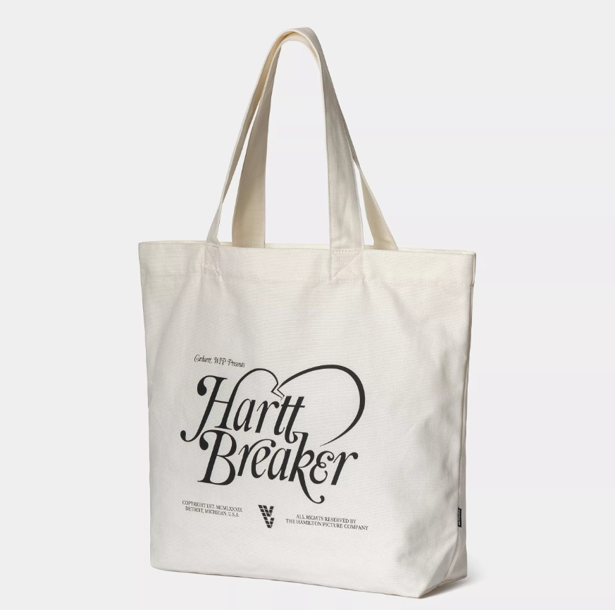 Carhartt WIP Canvas Graphic Tote Large Black