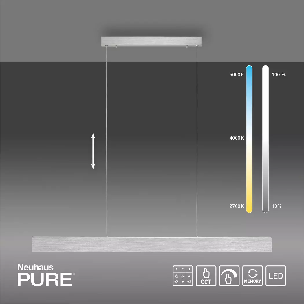 LED-Pendelleuchte Pure-Motion