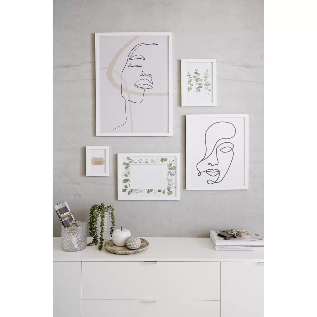 Bilderrahmen 50x70 Caralina / Luca Bessoni weiss