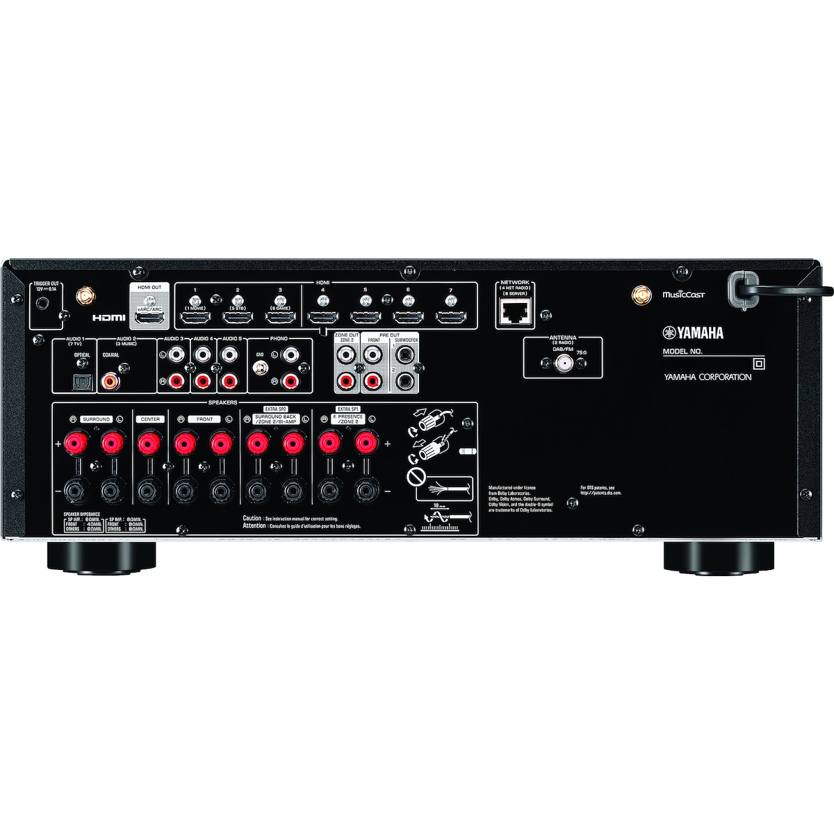 Yamaha 7,2ch AV receiver RX-V6A
