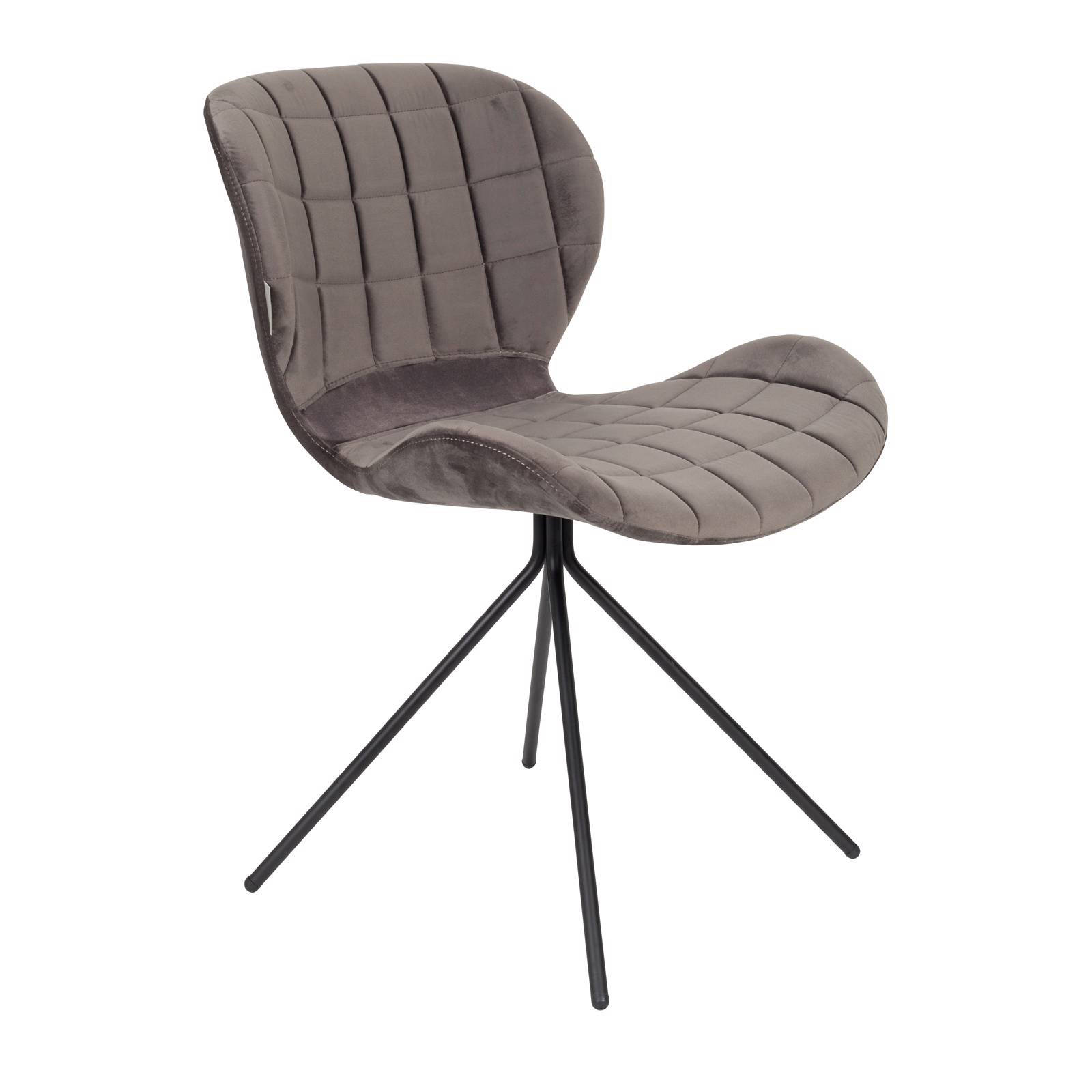 Zuiver OMG Velvet eetkamerstoel (set van 2)