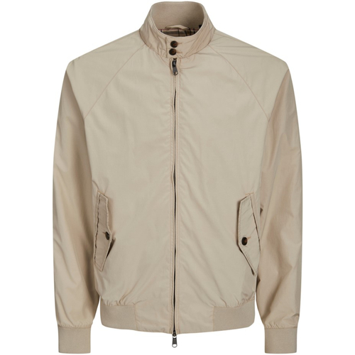 Jack & Jones - 12229304 JPRBLUPEAKY HARRINGTON JACKET WHITE PEPPER Beige