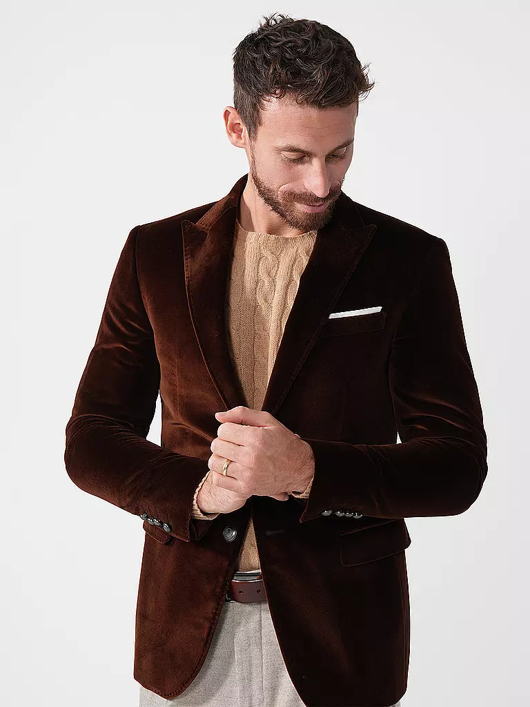 JOOP Sakko Slim Fit braun