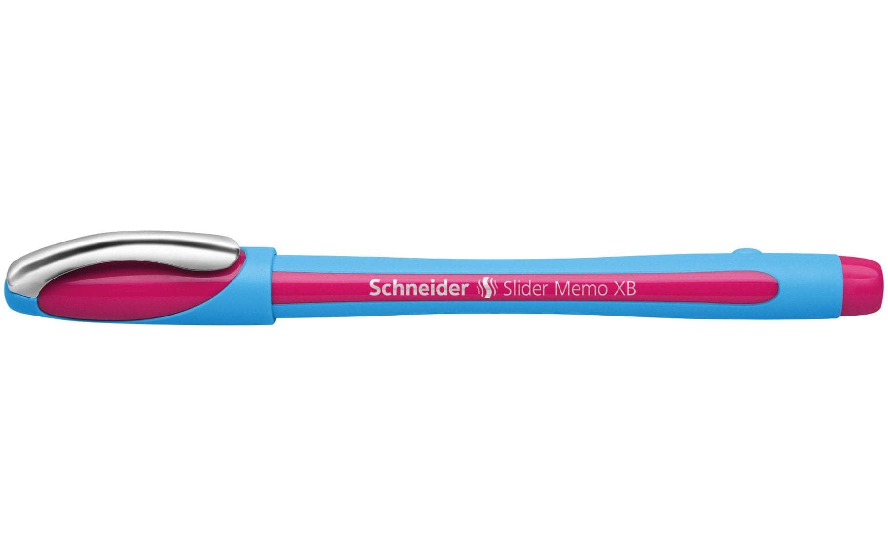 Kugelschreiber Slider Memo Blau/Rosa, 1 StückKugelschreiber mit Kappe