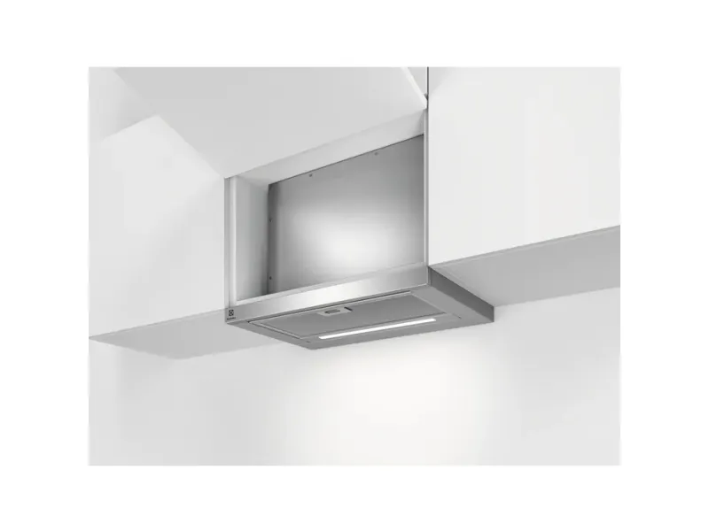 Electrolux LFP416X - Hætte - teleskopisk - bredde: 59.8 cm - dybde: 30 cm - udtrækning og recirkulation (-) - grå