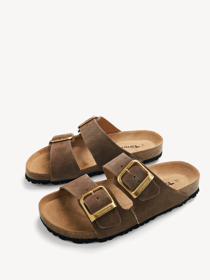 Leren Slipper - bruin