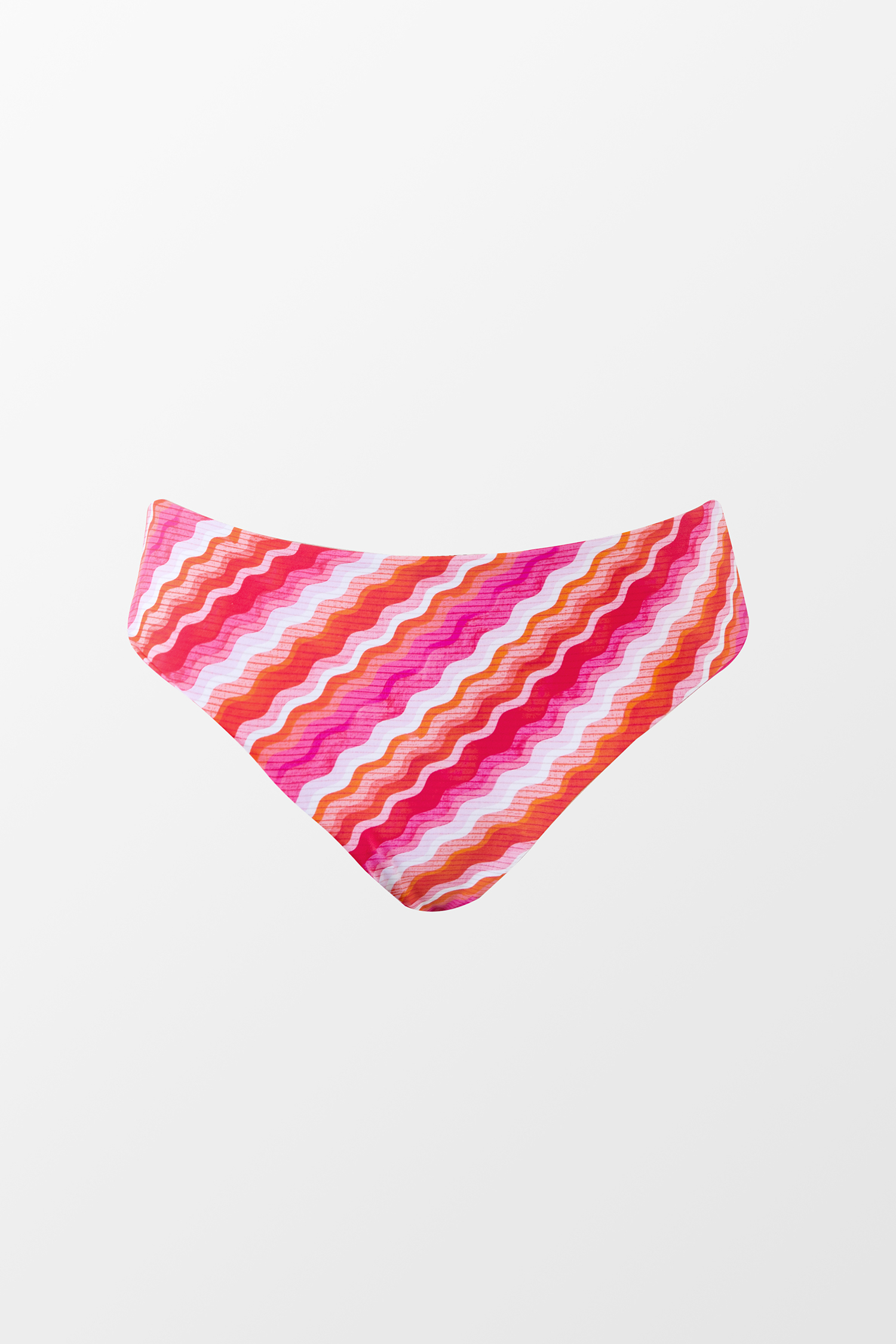 Bas de bikini hipster réversible à rayures
