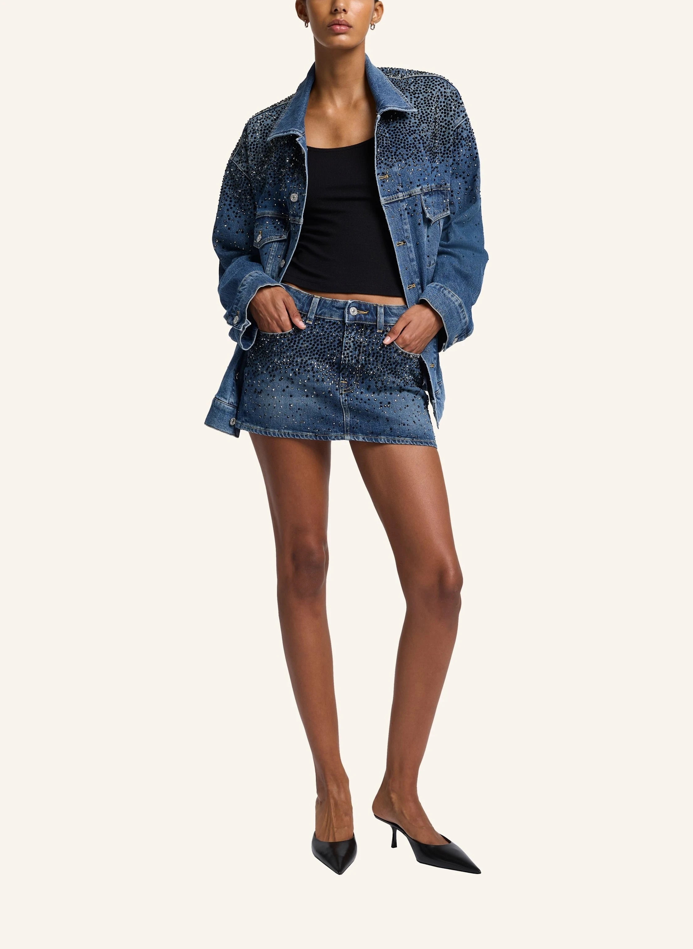 7 for all mankind ELENA SKIRT Jeansrock