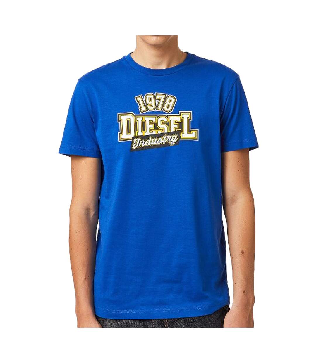 T-shirt Bleu Roi Homme Diesel Diegos