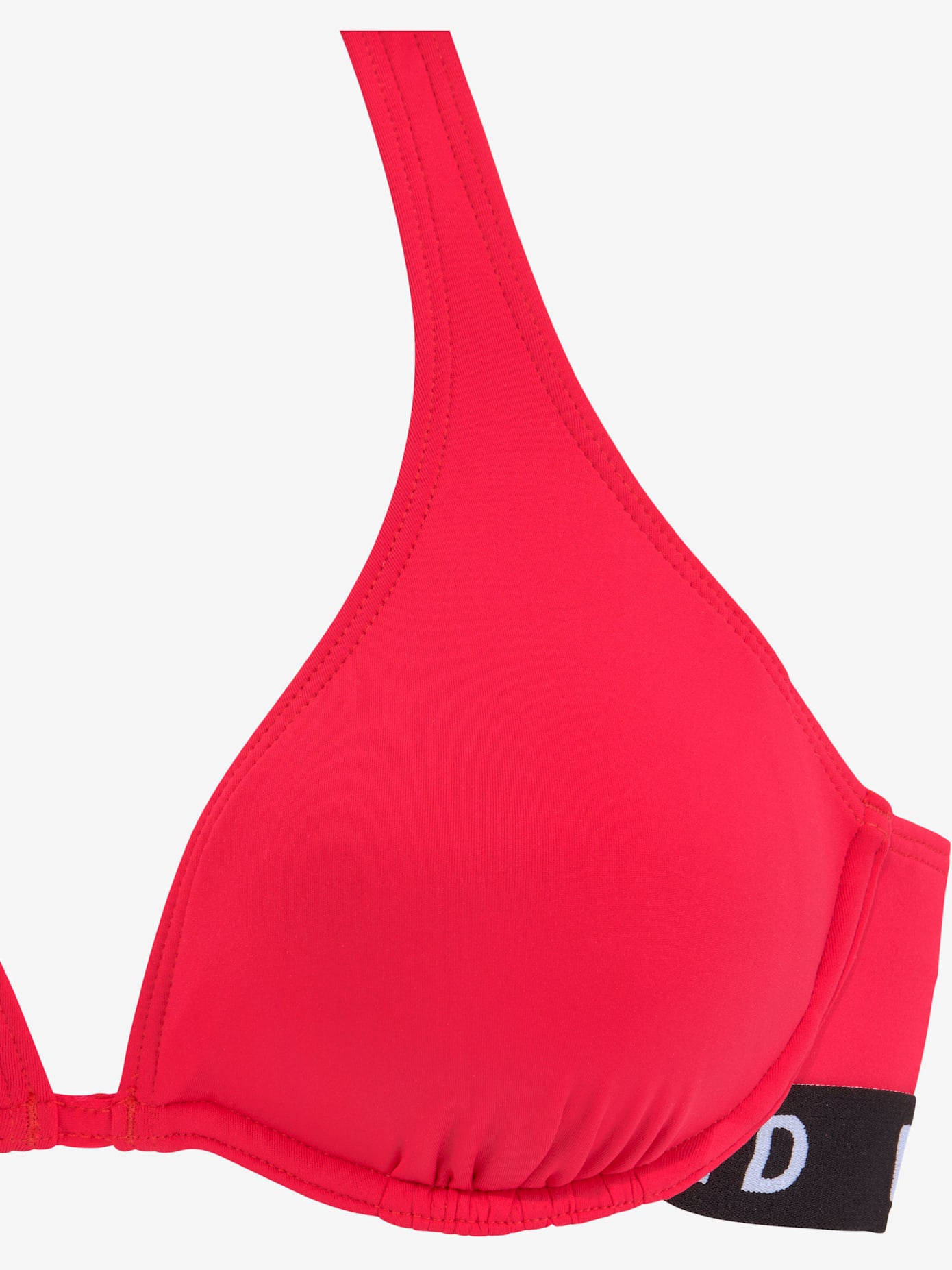 Maillot de bain à armatures ruban élastique avec marque inscrite