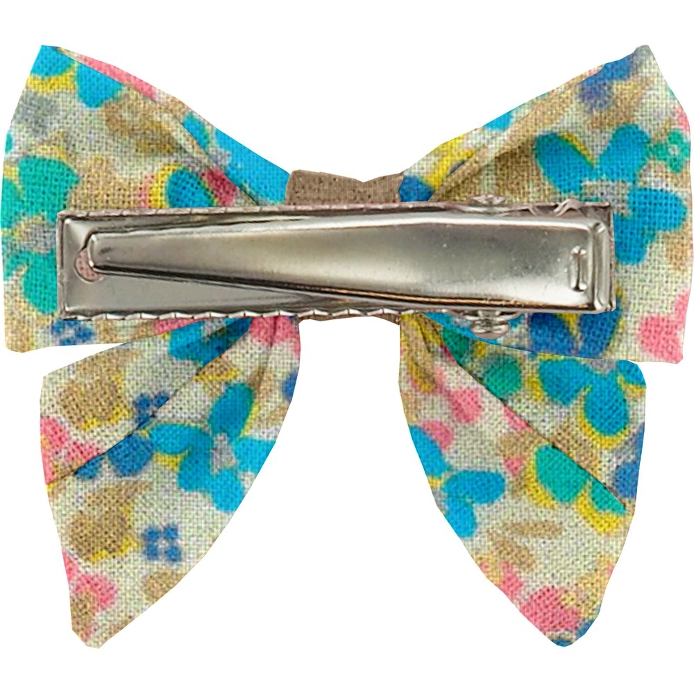 Barrette Mini Noeud Papillon Pâquerette Vintage
