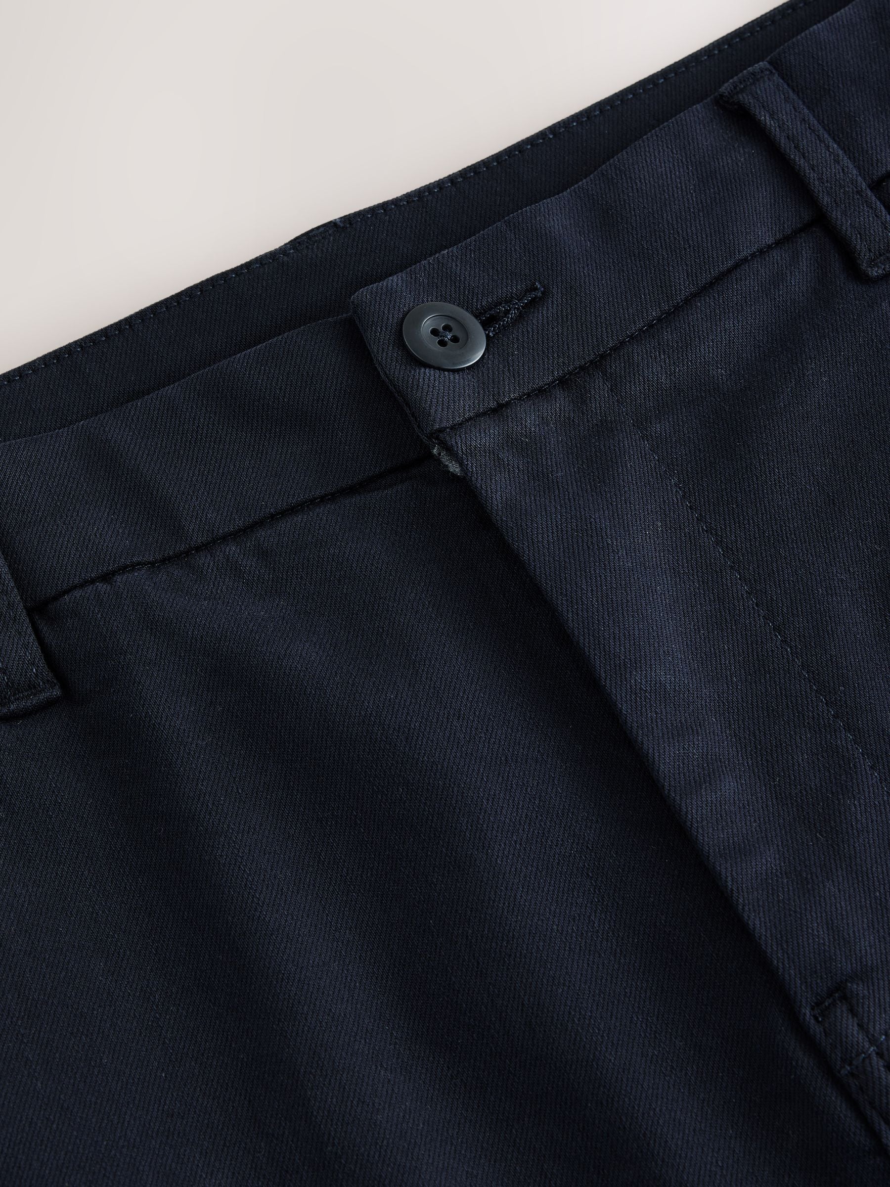 Marineblauw - Slim Fit - Motionflex chino