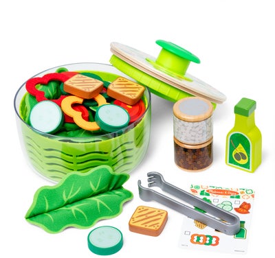 Melissa & Doug Spin & Chop Lekesett med Grønnsaker