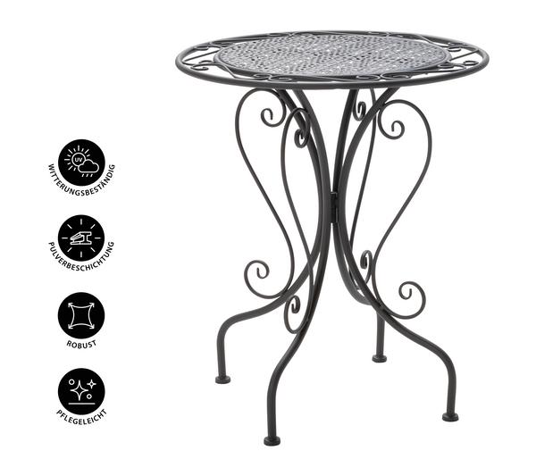 Dehner Tisch Luca, ca Ø60/H70 cm