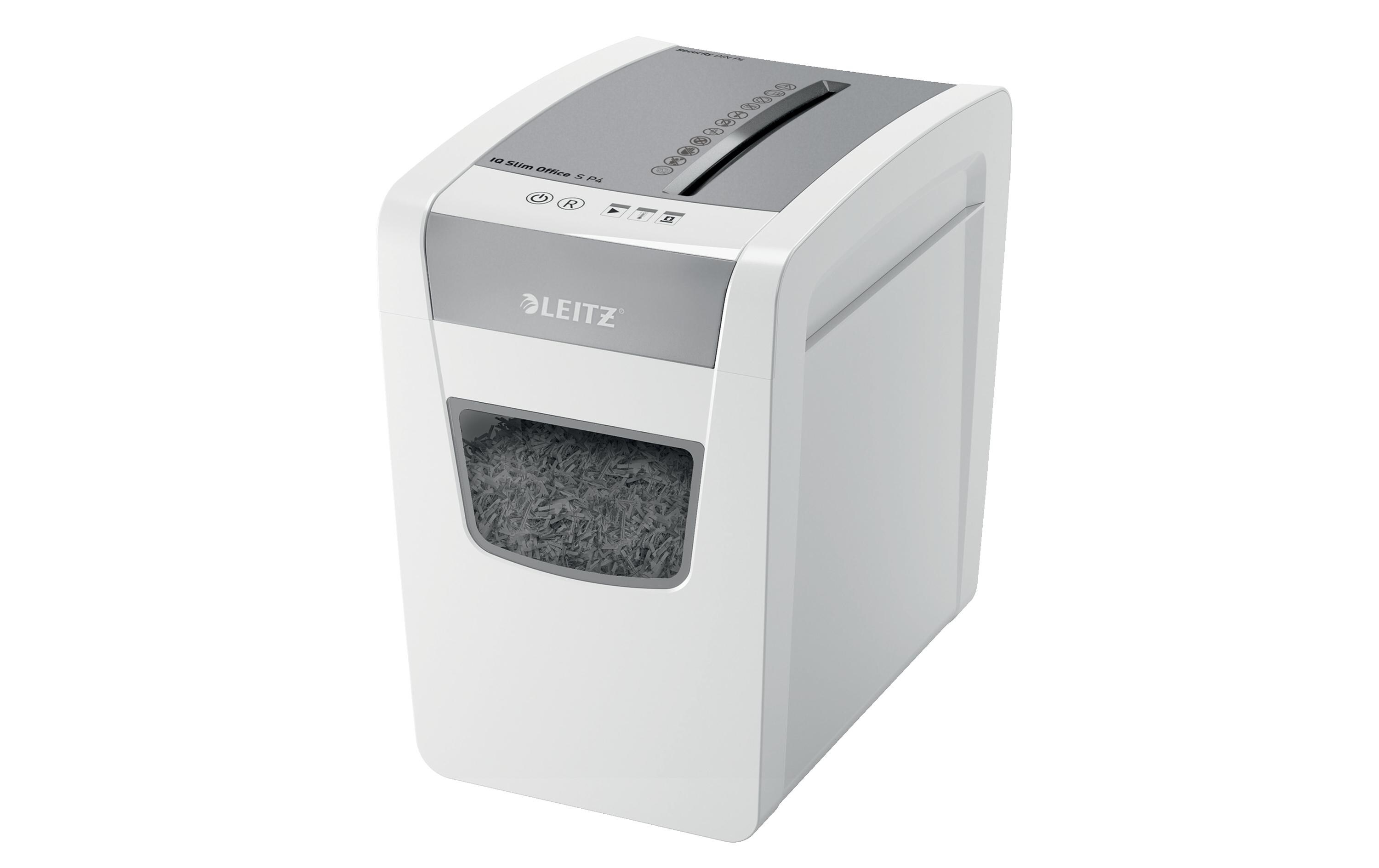 Aktenvernichter IQ Slim Office S P-4, 12 Blatt<br>Manueller Aktenvernichter für sichere Vernichtung vertraulicher Unterlagen