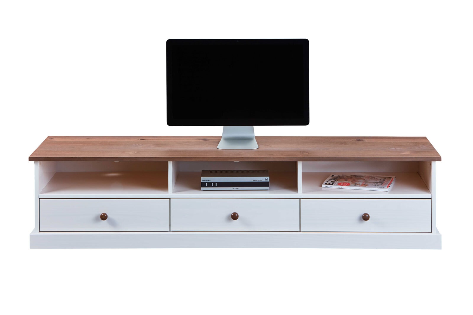 Lowboard Jacob 12.2 Kiefer massiv lackiert 180 x 41 x 45 cm
