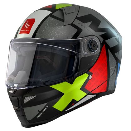Casque MT HELMETS REVENGE 2 S - LIGHT - Gris / Jaune