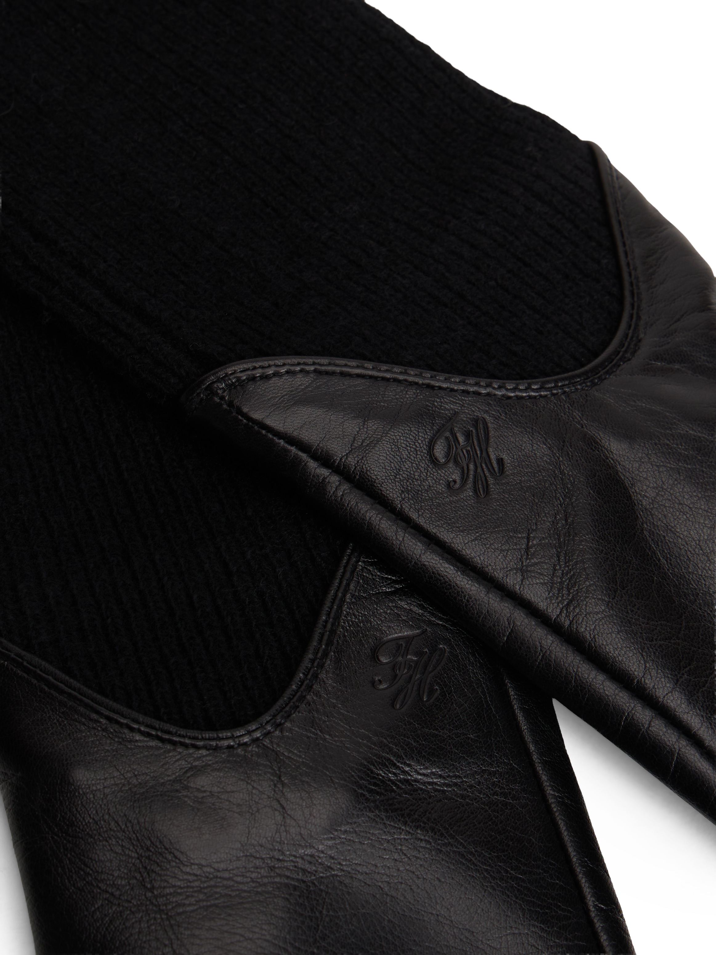 Tommy Hilfiger Lederhandschuhe »HERITAGE SCRIPT LTHR GLOVES«, 2 Stk. Regular fit