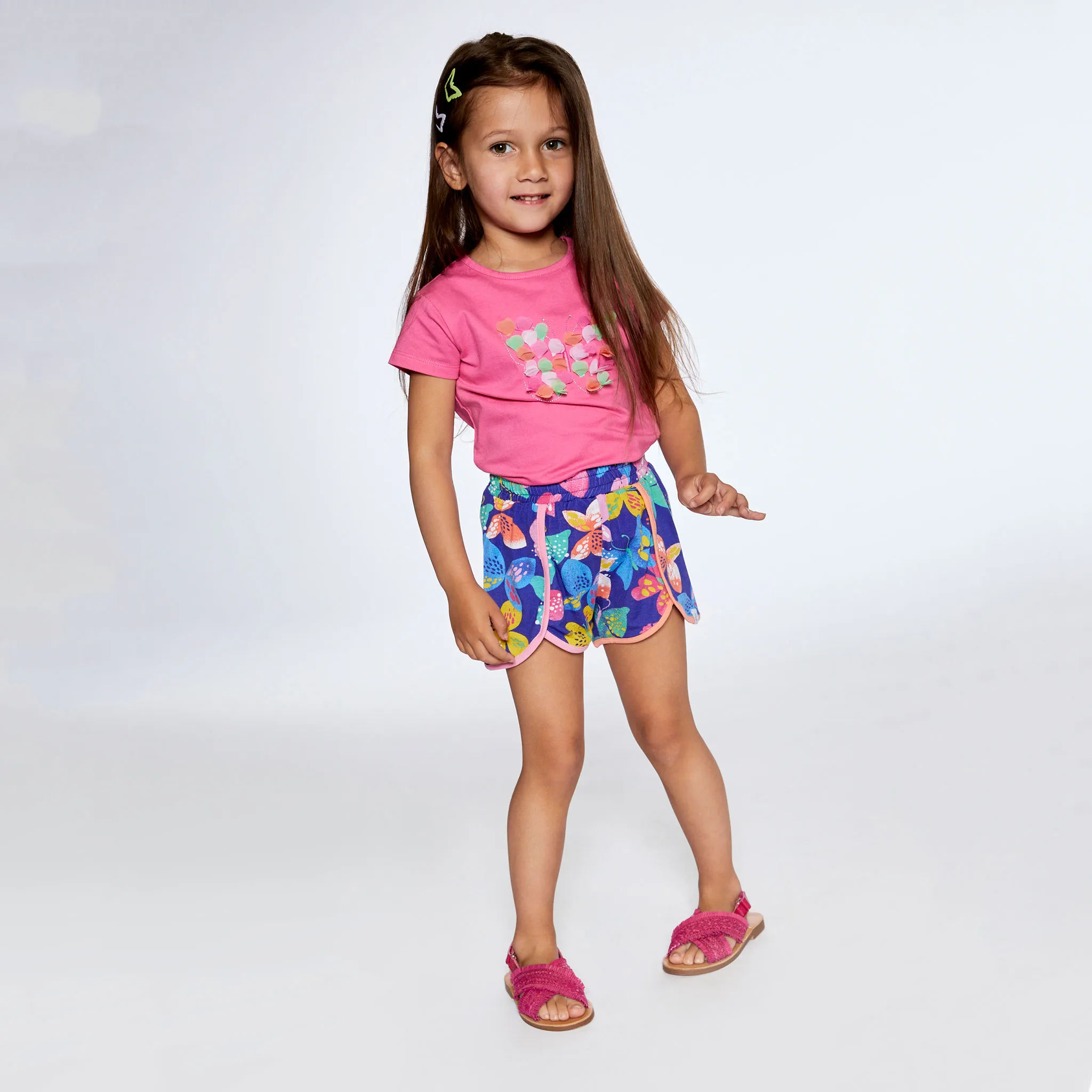 Deux par Deux T-shirt Papillon 3-6ans