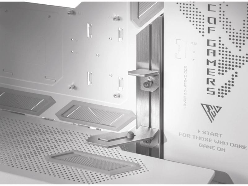ASUS ROG PC-Gehäuse ROG Hyperion GR701 Weiss Premium-Tower mit großzügigem Innenraum und optimierter Kühlung