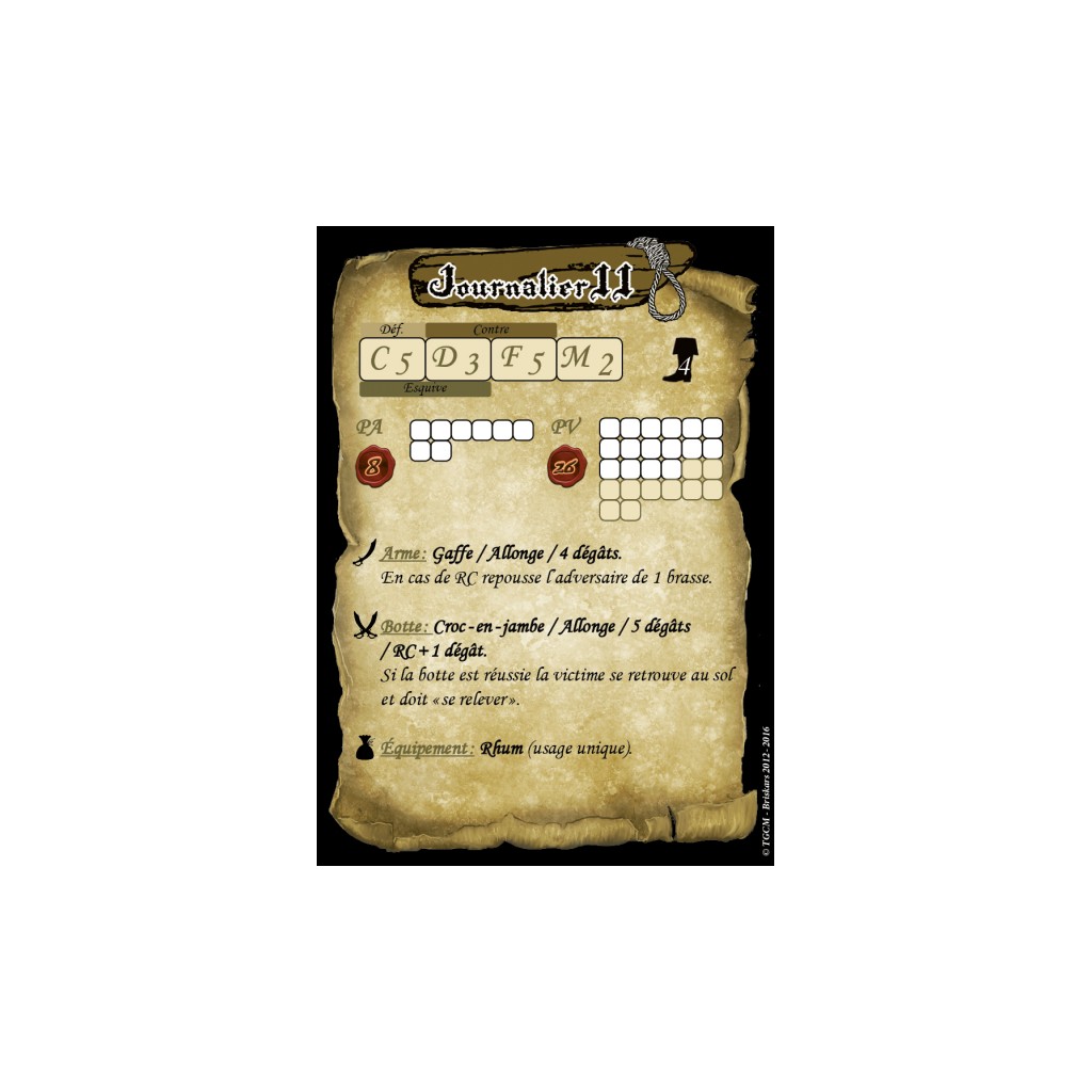 Briskars - Mercenaires - Journalier 2