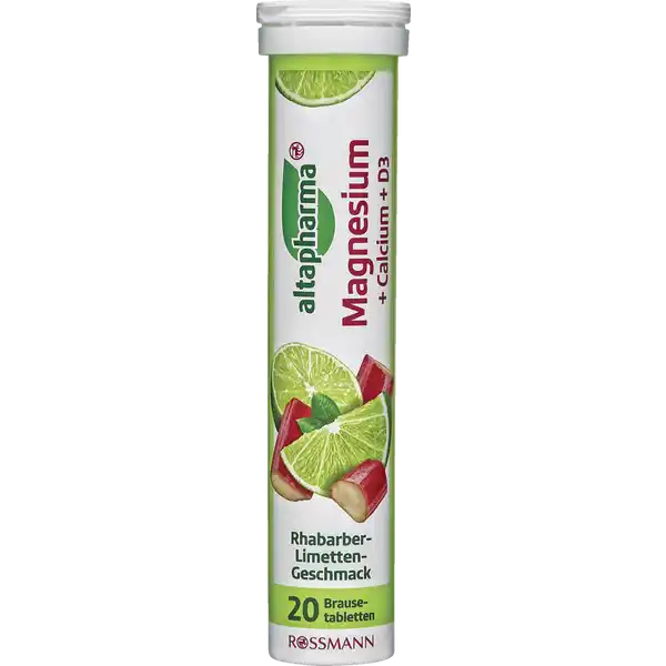 Magnesium + Calcium + D3 Brausetablette